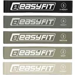 Резинки для фітнесу EasyFit MonoBand набір 5 шт. (EF-1813-GY)