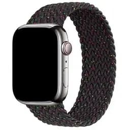 Плетений ремінець CasePro Unity Braided Solo Loop Black для Apple Watch 45mm/44mm/42mm (Size M)