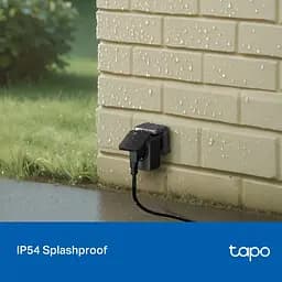 TP-Link Розумна розетка компактна Tapo P410M N300 BT 16A, Зовнішня, IP54 - мініатюра 7