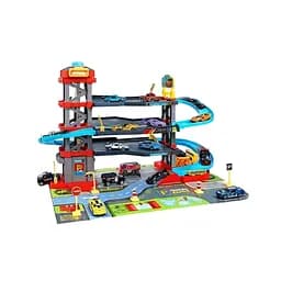 Трек MH 164 A, 64 элемента, машинки, звуковые эффекты, подсветка, механический подъемник