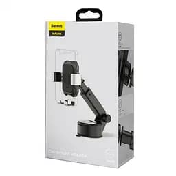 Автомобільний тримач холдер Baseus Tank Gravity Car Mount Holder SUYL-TK0S Silver - мініатюра 7