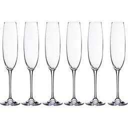Набір келихів для шампанського Bohemia Fulica 250  6шт. (024-156)