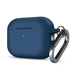 Силіконовий чохол для навушників Apple AirPods Pro 3, Hang Case, синій, ультратонкий захисний кейс товщиною 2 мм, захист від подряпин, пилу та ударів, компактний, з карабіном для кріплення, ArmorStandart (ARM88273)