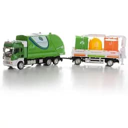 Іграшкова вантажівка з причепом IM306/GR