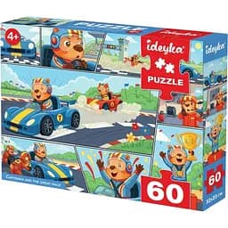 Пазли Капібара та великі перегони Ideyka LP60-007 60 елементів Різнокольоровий shop (4823104390022)