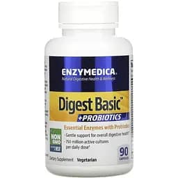 Ферменти з пробіотиками Enzymedica Digest Basic + Probiotics 90 капсул
