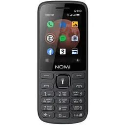 Телефон Nomi i2403 Black UA UCRF