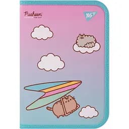 Папка для зошитів YES Pusheen Stormy пластикова на блискавці В5 (492204)