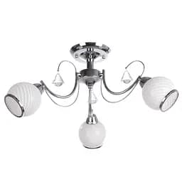 Люстра стельова Brille класична E14 40W CH (LK-214C/3)