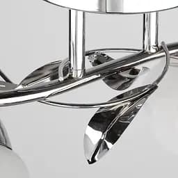 Люстра стельова Brille класична в зал E14 40W CH (LK-364C/2) - мініатюра 2