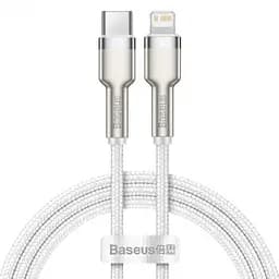 Кабель Baseus Cafule Metal Cable Type-C to Lightning PD 20W 1m CATLJK-A02 White