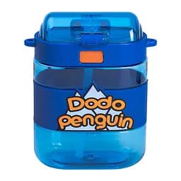 Дитяча пляшка для води Dodo Penguin 560 мл з ремінцем, синій Yiwu HP-14-36BL - мініатюра 4