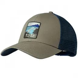 Кепка Buff Explore Trucker Cap L/XL Оливковая - Темно-синяя