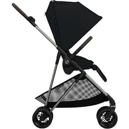 Коляска Cybex Melio Moon Black з бампером чорна (522002647) - мініатюра 5
