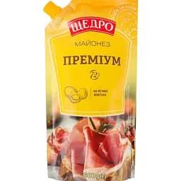 Майонез Щедро Премиум 72% 500 г (783905)