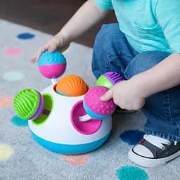 Брязкальце-куля Fat Brain Toys Klickity Сенсорна лабораторія (F149ML) - мініатюра 4