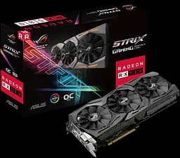 Відеокарта AMD Radeon RX 580 8GB Asus ROG Strix OC (ROG-STRIX-RX580-O8G-GAMING) Б/В