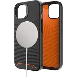 Протиударний чохол Gear4 для iPhone 13 / iPhone 14 (6.1") Battersea MagSafe Black (702008215)