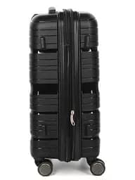 Валіза маленька S поліпропілен Worldline Airtex 283 56×33×22см 52л Чорний - мініатюра 7