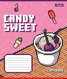 Набір зошитів 1 Вересня Candy sweet А5 в косу лінію 12 аркушів 25 шт. (767201) - мініатюра 2