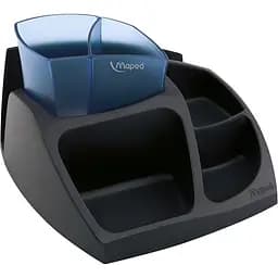 Підставка для офісного приладдя Maped Essentials Green Compact чорна з синім (MP.575400)