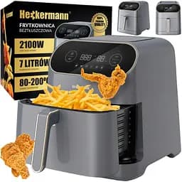 Аерогриль аерофритюрниця Heckermann AF06 7 л 2100W