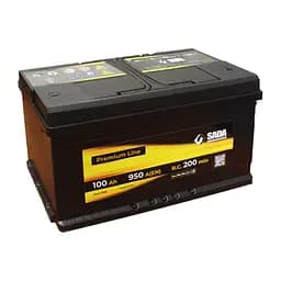 Стартерная батарея 100Аз SADA Premium Line SMF 100Ач, 950А