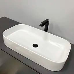 Умивальник VBI Vestone 75 white накладний VBI-017003, Білий - мініатюра 2