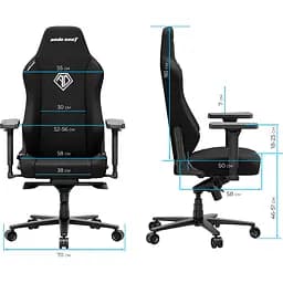 Геймерське крісло Anda Seat Phantom 3 XL Fabric Dark Gray (AD18XL-52-GB-F-G01) [148716] - мініатюра 9