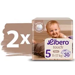 Уцінка. Підгузки Libero Touch 5 (11-17 кг) 60 шт. (102016) - мініатюра 2