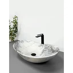 Умивальник VBI Turin granit matt накладний VBI-011503, Мармур