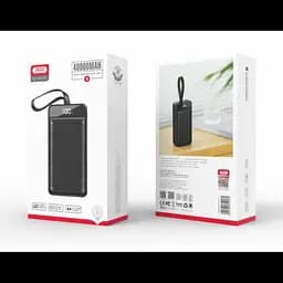Зовнішній акумулятор Power bank XO PR157 400000mAh PD22,5W + швидке заряджання батарея заряджання Чорний - мініатюра 4