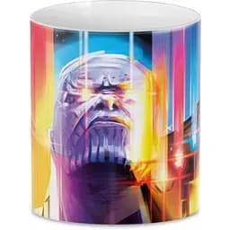 Кухоль GeekLand Thanos Танос Дорогоцінності Нескінченності 330 мл білий