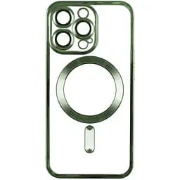 Чохол TPU Metallic Full Camera Magsafe Apple iPhone 15 Green (32622_2918261)
