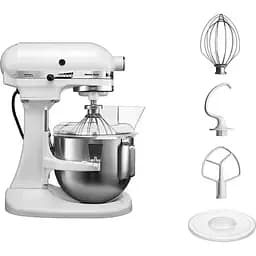 Планетарний міксер KitchenAid Heavy Duty 4.8 л білий (5KPM5EWH) - мініатюра 4