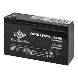 Акумулятор AGM LogicPower LPM 6 V - 12 Ah (LP4159)