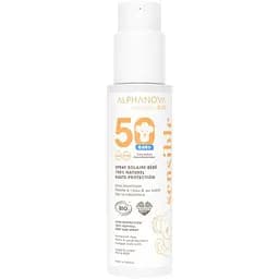 Солнцезащитный спрей для младенцев и детей Alphanova Organic Sun SPF 50 органический 100 г