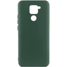 Чохол Lakshmi Silicone Cover (AA) для Xiaomi Redmi Note 9 / Redmi 10X Зелений / Dark green