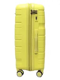 Валіза маленька S поліпропілен Milano bag 0306 56×35×24см 33л Жовтий - мініатюра 5