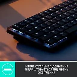 Клавіатура бездротова механічна Logitech MX Mechanical Mini Minimalist Graphite (920-010780) - мініатюра 7