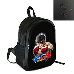 Рюкзак міський/шкільний 38×28 см з принтом Аніме Hajime no Ippo два відділення, дитячий, підлітковий, чоловічий, жіночий (4106)