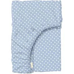 Простирадло Cosas на резинці 120х200 blue dots, блакитний (DropLightBlue-4003_120x200x20)