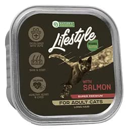 Вологий корм для довгошерстих кішок з лососем Nature's Protection Lifestyle Long Hair with Salmon 85 г