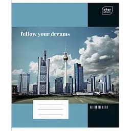 Набор тетрадей Interdruk Premium City ученические линейка А5+ 48 листов 4 шт. (339508-4)