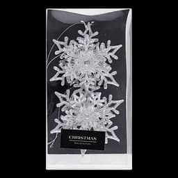 Прикраса на ялинку Offtop Зірка, 2 шт. (855243)