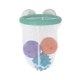 Игрушка для купания Janod Корзина с мячиками (J04708)