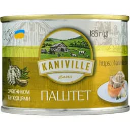 Паштет мясной Kaniville с чесноком и перцем 185 г