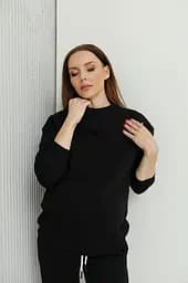Світшот для вагітних та годуючих Berlin XXL-3XL (50-52) Lullababe Чорний - мініатюра 3