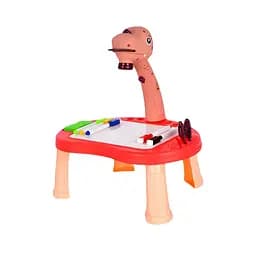 Дитячий проектор для малювання 050-40-3-2-1-04 зі слайдами та музикою червоний