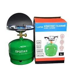 Комплект газовый Luna баллон и горелка для кемпинга 5 л (8618-1)